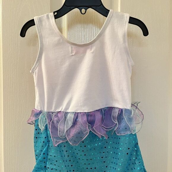 Popatu Mermaid Dress Costume Dress-Up Tulle Girls Size Small 3-4 years NWT - Picture 11 of 12